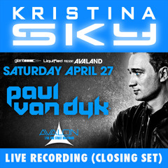 Kristina Sky Live @ Avalon Hollywood (w/ Paul van Dyk) [04-27-13] (Closing Set)