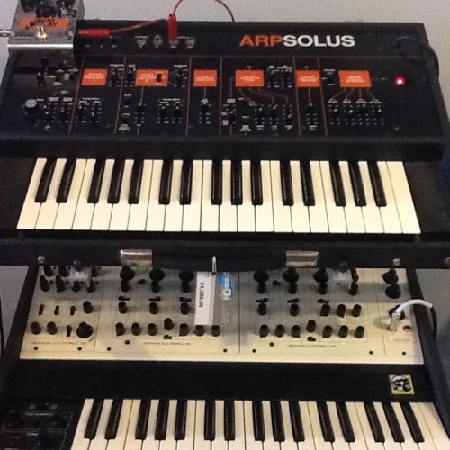 Oberheim 2 voice + Arp Solus at Switched On