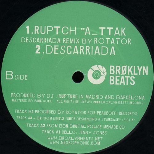 DJ Rupture – Ruptch A ttak (Descarriada ROTATOR Remix) - FREE DOWNLOAD