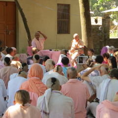 Kirtan at prabhujis house-thakura