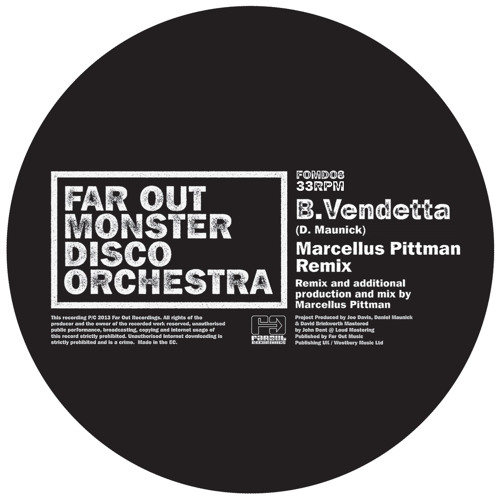 Far Out Monster Disco Orchestra 'Vendetta' (Marcellus Pittman Remix)