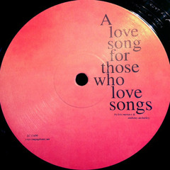 Kris Menace & Anthony Atcherley - A Love Song For Those Who Love Songs(Lauer rmx)