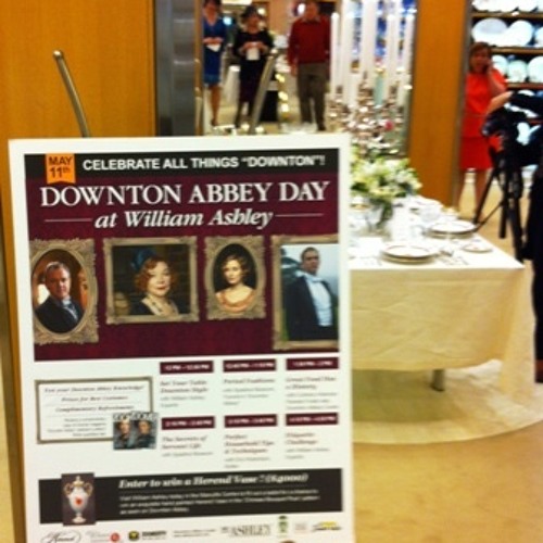 News Report on Downton Abbey Day at William Ashley May 11, 2013