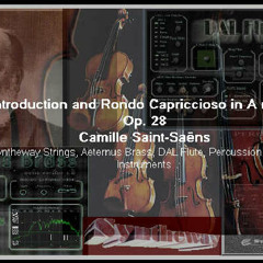 Camille Saint-Saëns: Introduction Rondo Capriccioso in A minor Op. 28 Syntheway Strings VST Software