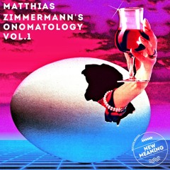 Matthias Zimmermann's Onomatology Vol. 1