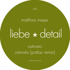 LIEBE042 A1: Matthias Meyer -  Ostinato
