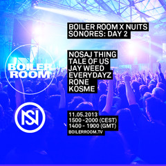 Everydayz live in the Boiler Room x Nuits Sonores