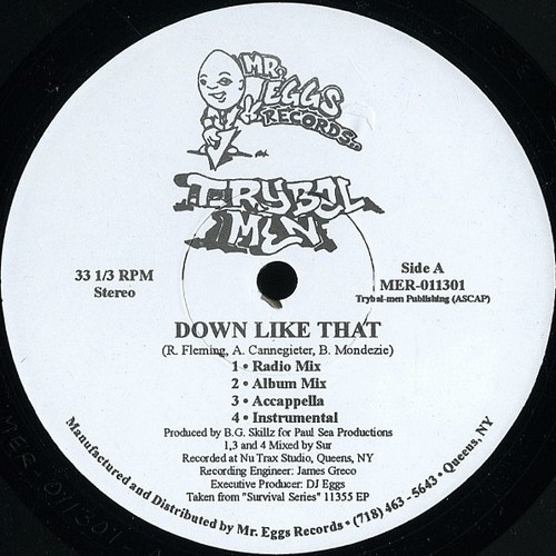 Trybal-Men - Down Like That 1996