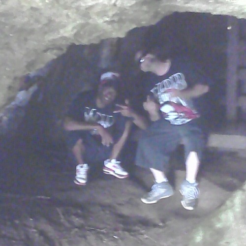 homie and macadamia chilling in the hood up to no good at in the ghetto of Montgomery Village