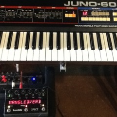 Juno-60 into an Eventide SPACE at Switched On
