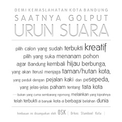 Mars Pilwalkot Bandung (a.k.a. Himbauan dari OSK)