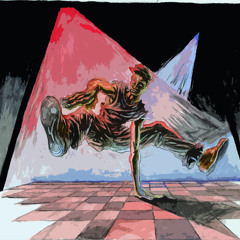 dancing like a madman in bunny slippers