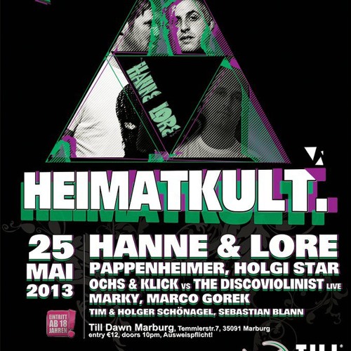 Sebastian Blann @ Heimatkult 25.05.2013