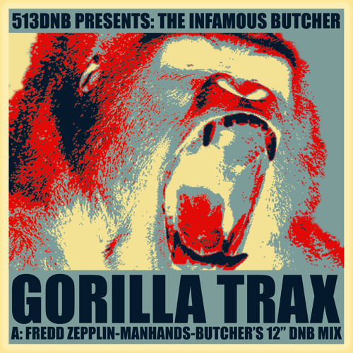 513DNB Presents / Manhands / Butcher's 12inch DNB Mix / FREE TRACK DOWNLOAD