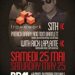 SITH (Patrick Barry & Tom Bartlett) Live @ Framework - BPM Nightclub - Ottawa, CN 5-25-13