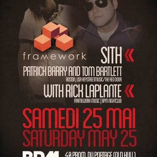 SITH (Patrick Barry & Tom Bartlett) Live @ Framework - BPM Nightclub - Ottawa, CN 5-25-13