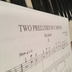 TWO PRELUDES IN C MINOR