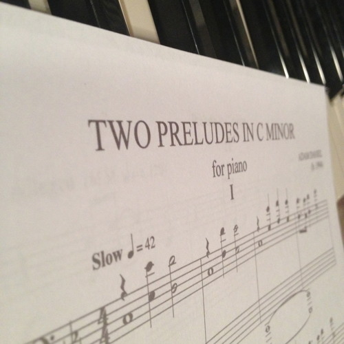 TWO PRELUDES IN C MINOR