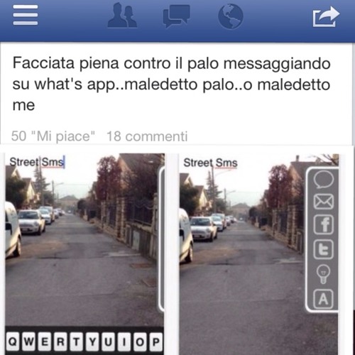 La Tilda: "STREET SMS", l'app per scrivere sms,e-mail,tweet,status...mentre cammini! #stayapp