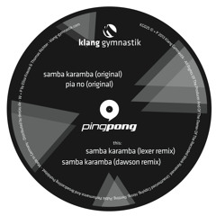 Pingpong - Samba Karamba (Original)