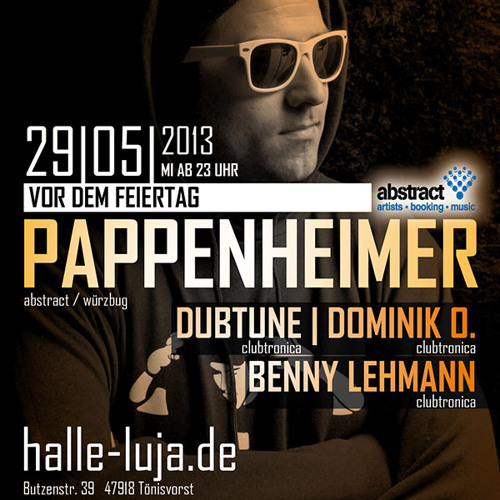 [Techno] 29.05.2013 Dubtune - Clubtronica @ Halle Luja