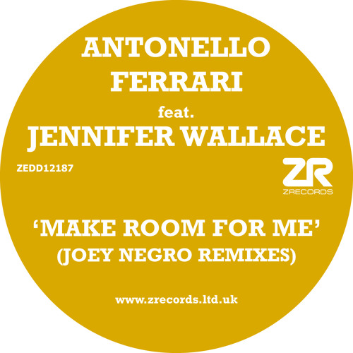 Antonello Ferrari feat. Jennifer Wallace "Make Room For Me" Joey Negro Disco Boogie Dub Extravaganza