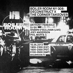 Joey Anderson 50 Minute Mix @ Boiler Room NY Deconstruct x The Corner Takeover