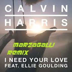 Calvin Harries ft Ellie Goulding-I Need Your Love  (Marzagalli Remix)