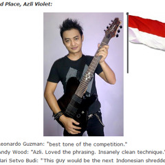Azli Violet - 2ND PLACE - Guitaronsky Shredding Contest II (Open WorldWide)