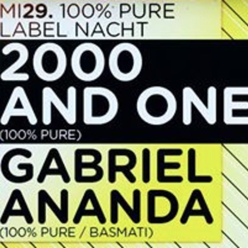 Gabriel Ananda @ 100% Pure - Gewoelbe Cologne May 2013