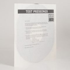Demdike Stare - Testpressing#001-005