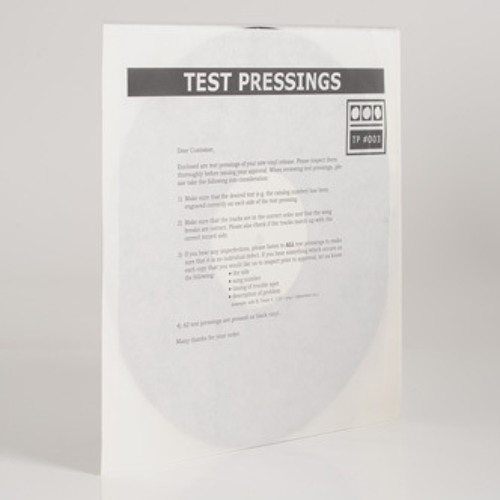 Demdike Stare - Testpressing#001-005