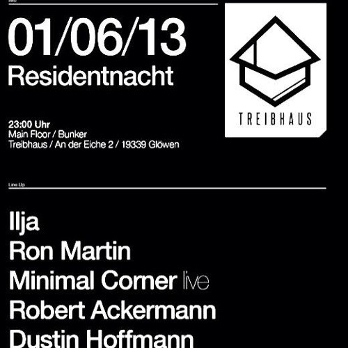 Minimal Corner.. Live Act' @ ReSiDENTnACHT juni 2013