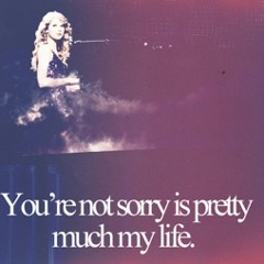 Taylor Swift ( your Not Sorry ) =))