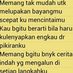 Tak Mudah Untuk Melupakan at Sumampir