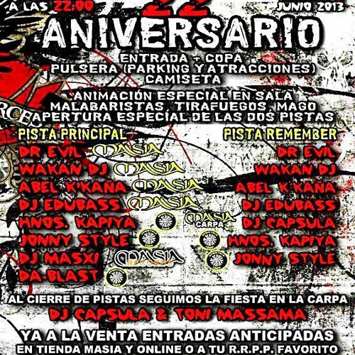 [FREE TRACK] Abel k´kaña & Dr. Evil-INTRO OFICIAL XXII Aniversario Masia
