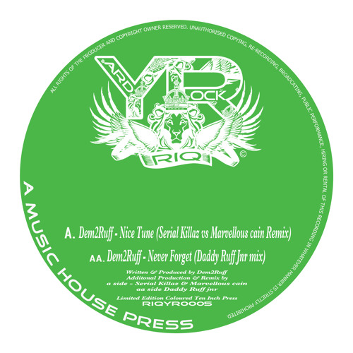 RIQYR0005AA - Dem2Ruff - NEVER FORGET - DADDY RUFF JNR