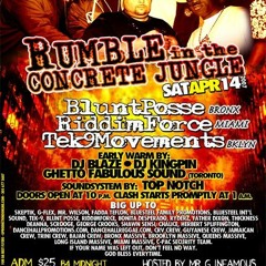 Rumble April 14 2K7 Riddim Force vs Tek 9 vs Blunt Posse (clip)