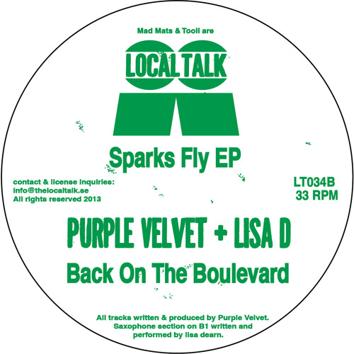 Purple Velvet & Lisa D - Back On The Boulevard (LT034, Side B1) (snippet)