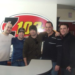 Chris Evans, Chris Daughtry & Josh Steely of DAUGHTRY
