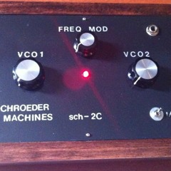 Schroeder Machines sch-2C 3 VCO Analog Synthesizer