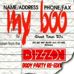 Ghost Town DJs x Ciara - My Boo's Party (DJ Bizzon Re-Edit) (Acap Out)