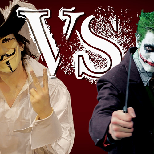 Guy Fawkes vs The Joker. ERB Fanmade.