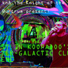 SIR kN8 and Dr. Burtrum- the silver spaceman riding to infinity