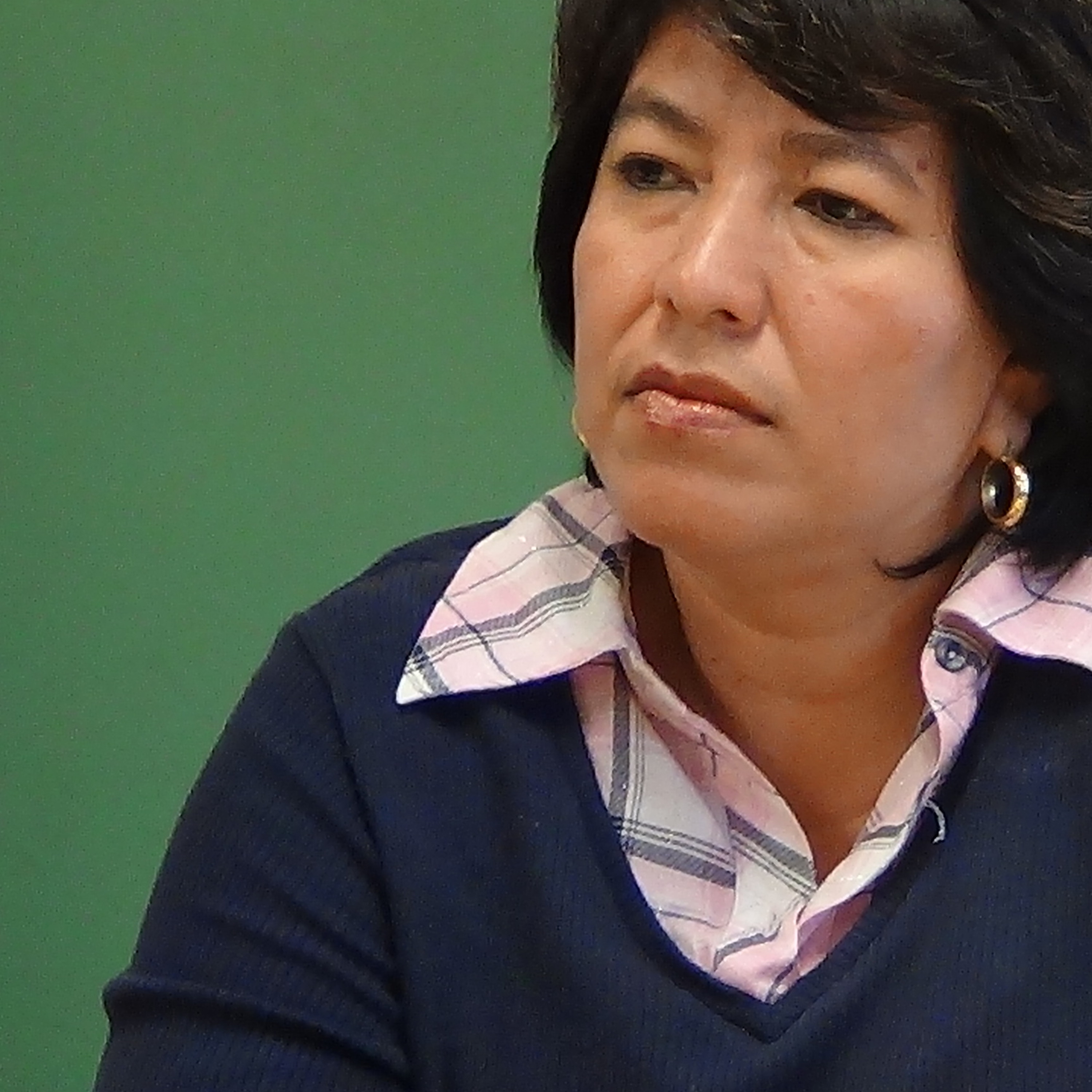 La sindicalista salvadoreña Marta Zaldaña