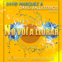 Rodriguez FT Ander & Rossi - No voy a llorar ( David Marquez & David Ballesteros Remix )