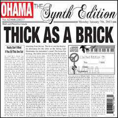 Thick As A Brick: The Synth Edition (2 min sample)