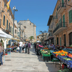 Marktplatz in Spanien