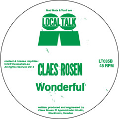 Claes Rosen  - Wonderful (LT035, Side B) (Snippet)