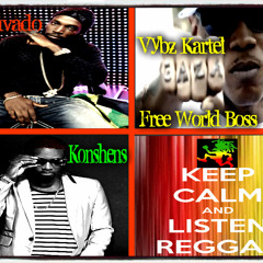 DJGAZA BLACC MAVADO & VYBZ KATEL & KONSHENS MIXX 2013
